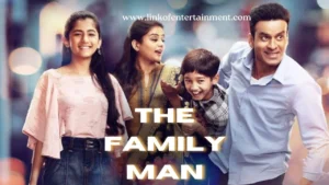 "The Family Man web series poster featuring Manoj Bajpayee."