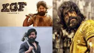 Rocky (Yash) in action – "रॉकीचा ऍक्शन सीन – KGF Chapter 1 मधील आयकोनिक सीन."
